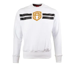 Męskie Street Autonomy Bluzy>Bluza bez kaptura Simple strips white 2021