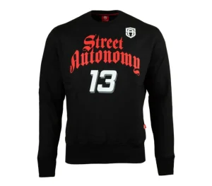Męskie Street Autonomy Bluzy>Bluza bez kaptura Basket black 2021