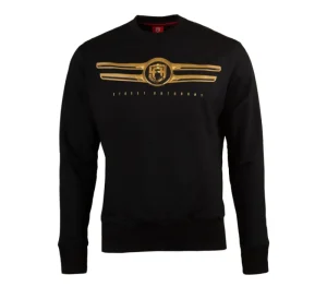 Męskie Street Autonomy Bluzy>Bluza bez kaptura Ebra black/gold 2021