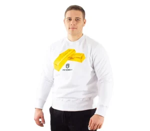 Męskie Street Autonomy Bluzy>Bluza bez kaptura Gold Bar white 2021