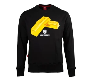 Męskie Street Autonomy Bluzy>Bluza bez kaptura Gold Bar black 2021
