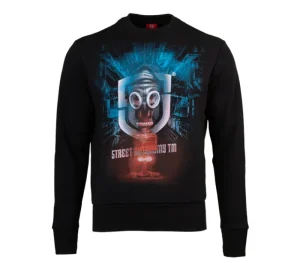 Męskie Street Autonomy Bluzy>Bluza bez kaptura TOXIC black 2021