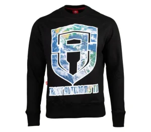 Męskie Street Autonomy Bluzy>Bluza bez kaptura Earth black 2021