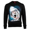 Męskie Street Autonomy Bluzy>Bluza bez kaptura Sharkins black 2021