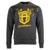 Męskie Street Autonomy Bluzy>Bluza bez kaptura TWOHEADS grafit/yellow 2021