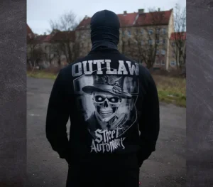 Męskie Street Autonomy Bluzy>BLUZA BEZ KAPTURA OUTLAW BLACK 2024