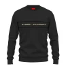 Męskie Street Autonomy Bluzy>BLUZA BEZ KAPTURA COM BLACK/GOLD 2024
