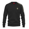 Męskie Street Autonomy Bluzy>BLUZA BEZ KAPTURA SA16 BLACK/GOLD 2024