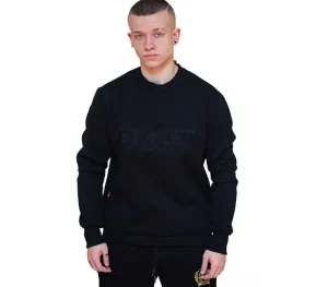 Męskie Street Autonomy Bluzy>BLUZA BEZ KAPTURA MAZE BLACK 2023