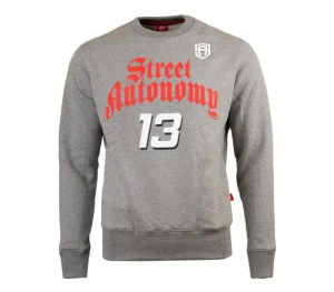 Męskie Street Autonomy Bluzy>Bluza bez kaptura Basket grey 2021