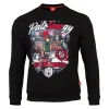 Męskie Street Autonomy Bluzy>Bluza bez kaptura PatoLAWgy black 2020