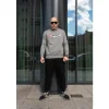 Męskie Street Autonomy Bluzy>Bluza bez kaptura Figures grey 2022