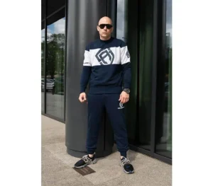 Męskie Street Autonomy Bluzy>Bluza bez kaptura New Pattern navy 2022