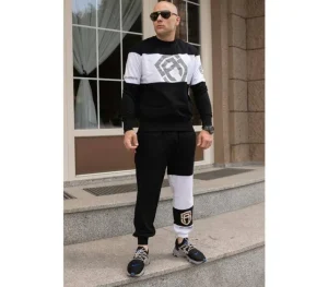 Męskie Street Autonomy Bluzy>Bluza bez kaptura New Pattern black 2022