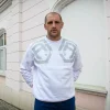 Męskie Street Autonomy Bluzy>Bluza bez kaptura Double ARM white 2022