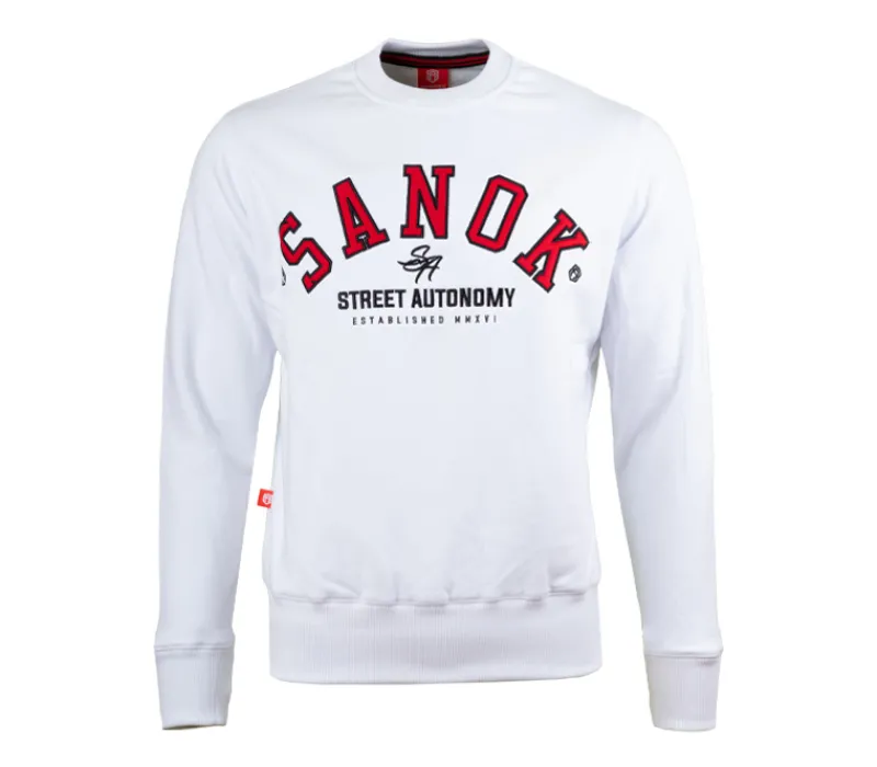 bluza_bez_kaptura_street__0-87.webp Męskie Street Autonomy Bluzy>Bluza bez kaptura S.A.N.O.K Haft white/red 2021