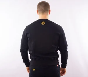 Męskie Street Autonomy Bluzy>Bluza bez kaptura Egypt black/gold 2021
