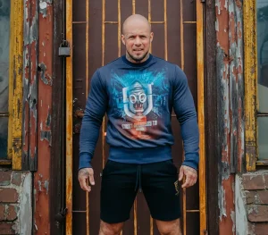 Męskie Street Autonomy Bluzy>Bluza bez kaptura TOXIC blue 2021