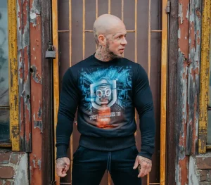Męskie Street Autonomy Bluzy>Bluza bez kaptura TOXIC black 2021
