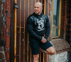 Męskie Street Autonomy Bluzy>Bluza bez kaptura Twoheads black/white 2021
