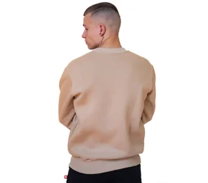Męskie Street Autonomy Bluzy>BLUZA BEZ KAPTURA MAZE BEIGE 2023