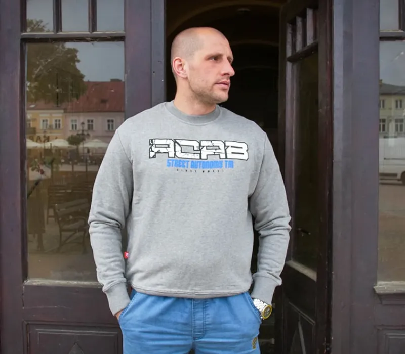 bluza_bez_kaptura_street__1-67.webp Męskie Street Autonomy Bluzy>BLUZA BEZ KAPTURA ACAB 3 GREY 2022