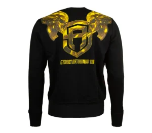 Męskie Street Autonomy Bluzy>Bluza bez kaptura Two Heads 2 black/gold 2022