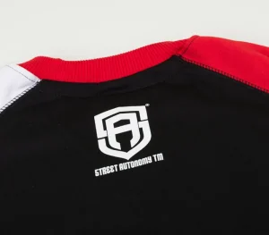 Męskie Street Autonomy Bluzy>BLUZA BEZ KAPTURA 3COLORS RED/BLACK/WHITE