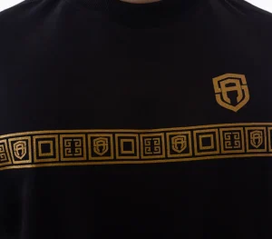 Męskie Street Autonomy Bluzy>Bluza bez kaptura Egypt black/gold 2021