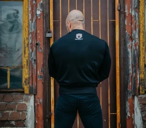 Męskie Street Autonomy Bluzy>Bluza bez kaptura Earth black 2021