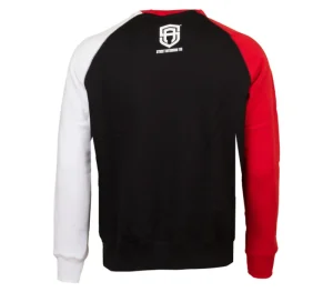 Męskie Street Autonomy Bluzy>BLUZA BEZ KAPTURA 3COLORS RED/BLACK/WHITE