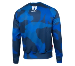 Męskie Street Autonomy Bluzy>BLUZA BEZ KAPTURA CAMUGLAGE DARK BLUE SUB 2020