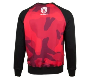 Męskie Street Autonomy Bluzy>BLUZA BEZ KAPTURA HEART RED/CAMO SUB 2020