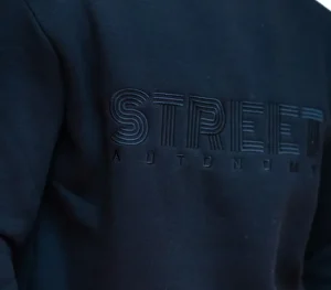 Męskie Street Autonomy Bluzy>BLUZA BEZ KAPTURA MAZE BLACK 2023