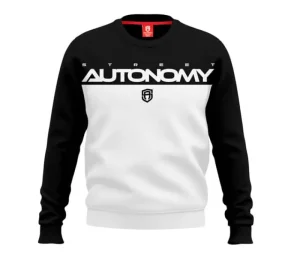 Męskie Street Autonomy Bluzy>BLUZA BEZ KAPTURA TONY WHITE/BLACK 2022