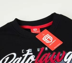 Męskie Street Autonomy Bluzy>Bluza bez kaptura PatoLAWgy black 2020