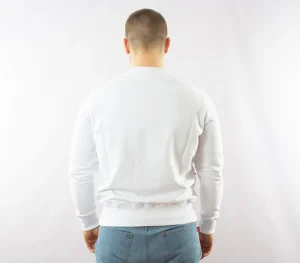 Męskie Street Autonomy Bluzy>Bluza bez kaptura S.A.N.O.K Haft white/red 2021
