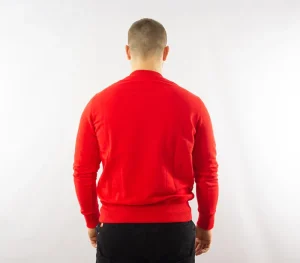 Męskie Street Autonomy Bluzy>Bluza bez kaptura Ethereal red/white 2021