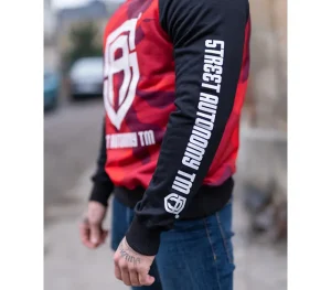 Męskie Street Autonomy Bluzy>BLUZA BEZ KAPTURA HEART RED/CAMO SUB 2020
