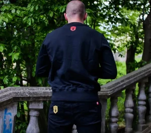 Męskie Street Autonomy Bluzy>Bluza bez kaptura Figures black 2022