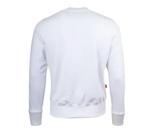 Męskie Street Autonomy Bluzy>Bluza bez kaptura S.A.N.O.K Haft white/red 2021