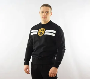Męskie Street Autonomy Bluzy>Bluza bez kaptura Simple strips black 2021