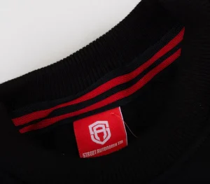 Męskie Street Autonomy Bluzy>Bluza bez kaptura Halfsa black/white 2021