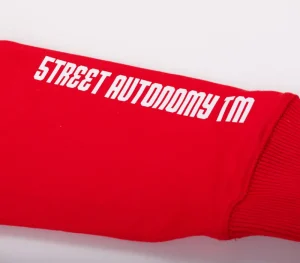 Męskie Street Autonomy Bluzy>Bluza bez kaptura Ethereal red/white 2021