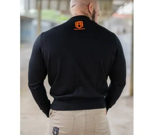 Męskie Street Autonomy Bluzy>Bluza bez kaptura Danger black 2021