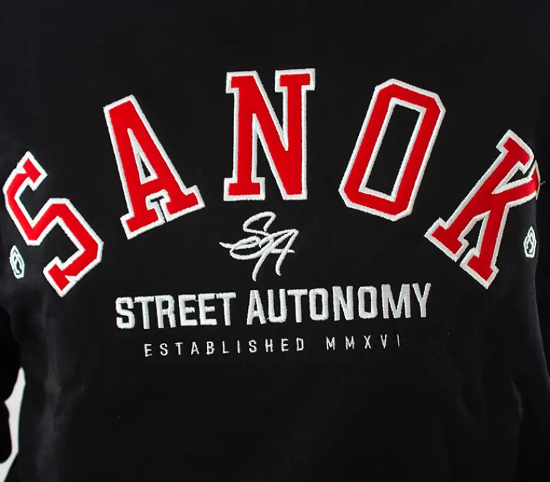 bluza_bez_kaptura_street__4.webp Męskie Street Autonomy Bluzy>Bluza bez kaptura S.A.N.O.K Haft black/red 2021