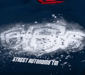 Męskie Street Autonomy Bluzy>Bluza bez kaptura Alligator blue 2021