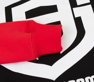Męskie Street Autonomy Bluzy>BLUZA BEZ KAPTURA 3COLORS RED/BLACK/WHITE