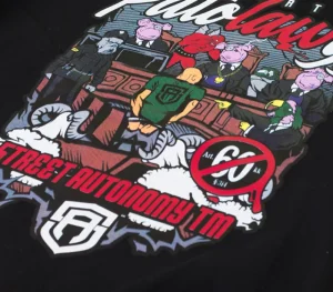 Męskie Street Autonomy Bluzy>Bluza bez kaptura PatoLAWgy black 2020