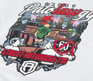 Męskie Street Autonomy Bluzy>Bluza bez kaptura PatoLAWgy white 2020